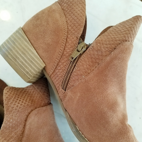 Seychelles Score Cognac Leather Boots Booties Boho Coastal Cowgirl Western - Picture 5 of 15